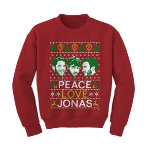 NEW Jonas Brothers Season’s Greetings Crewneck Sweatshirt